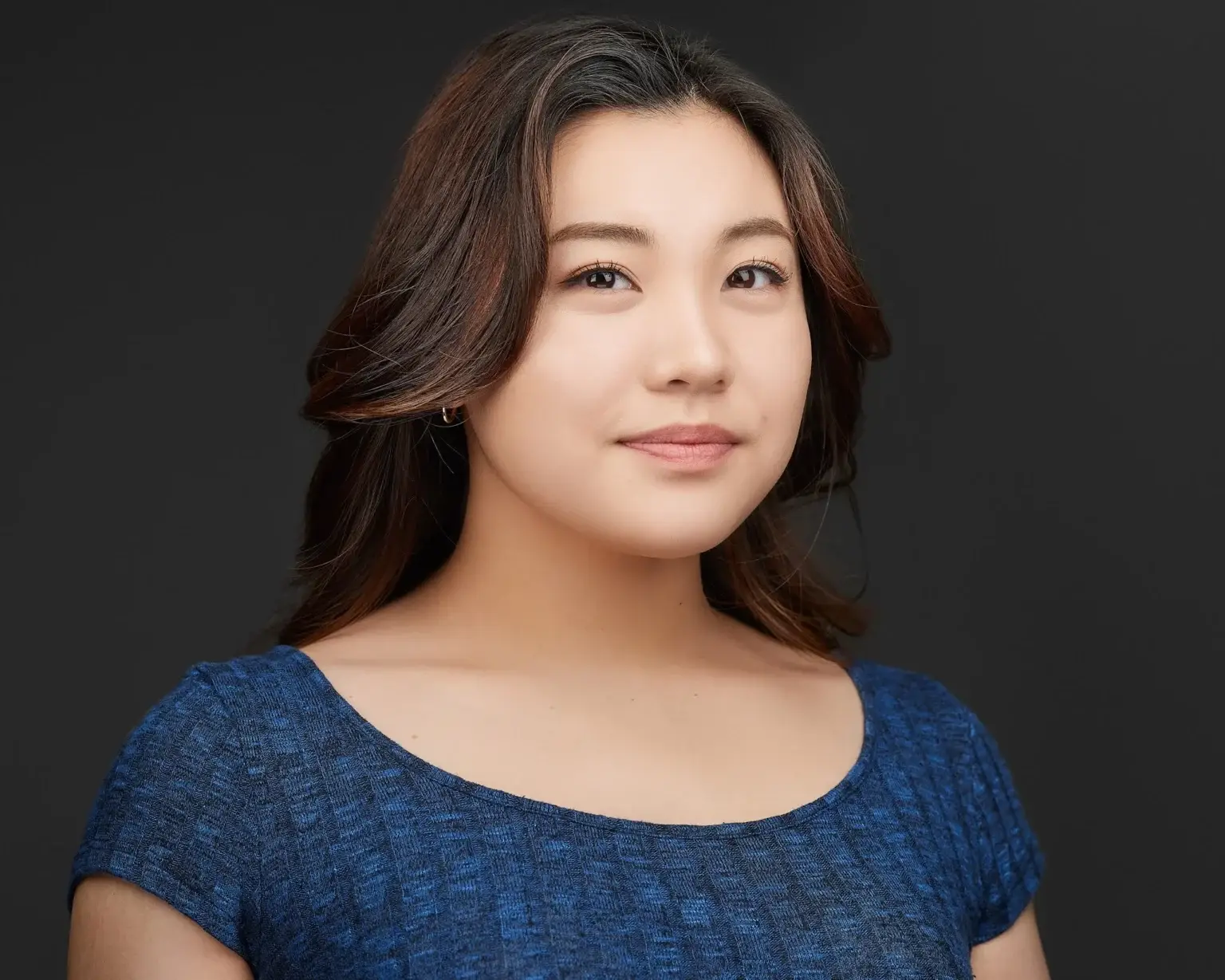 Young actress professional headshot in WASIO faces studio