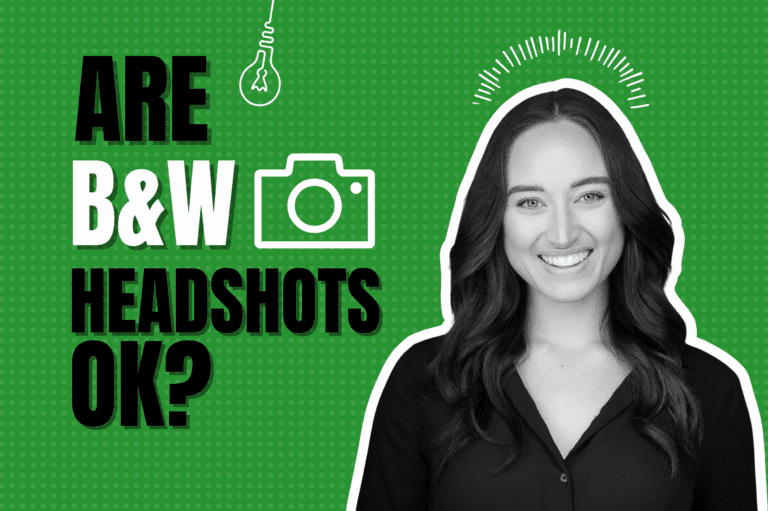 Are black & white headshots ok?
