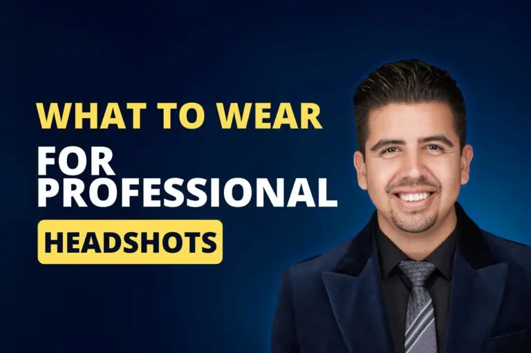 What to wear for professional headshots