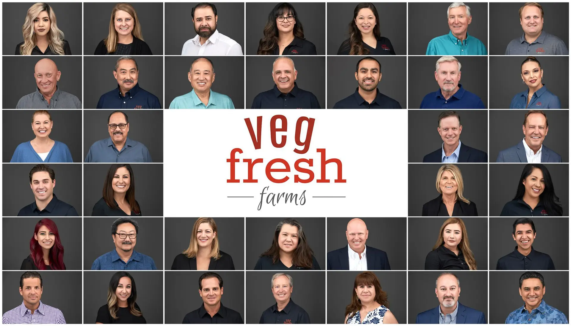 Veg Fresh foot distributor team headshots