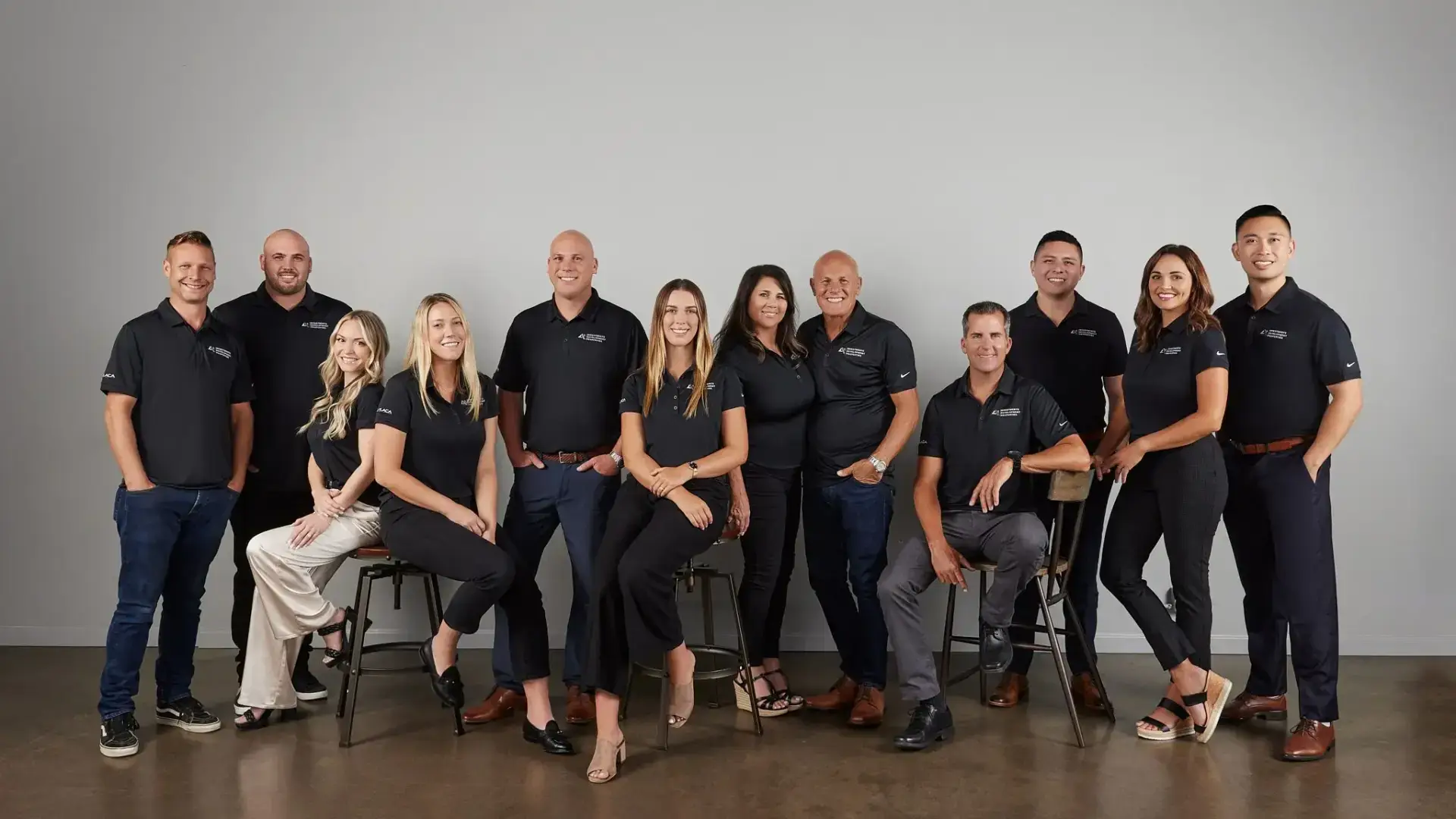 Sales Team Portrait in Studio